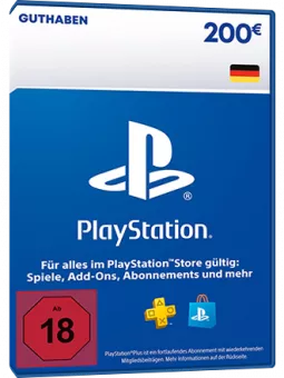 PSN Card 200 Euro [DE] - Playstation Network Credit