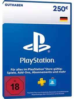 PSN Card 250 Euro [DE] - Playstation Network Credit